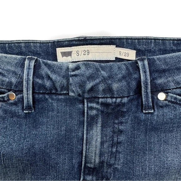 {Levi's} Vintage Y2K Silver Tab Denim Jean Mini Skirt - Picture 3 of 4